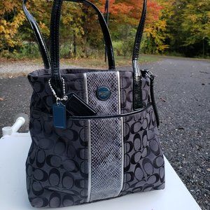 Coach SnakeSkin and Signature Purse